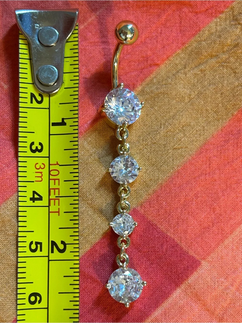 Bundle of 10 assorted gold Tone and Pearl belly button rings